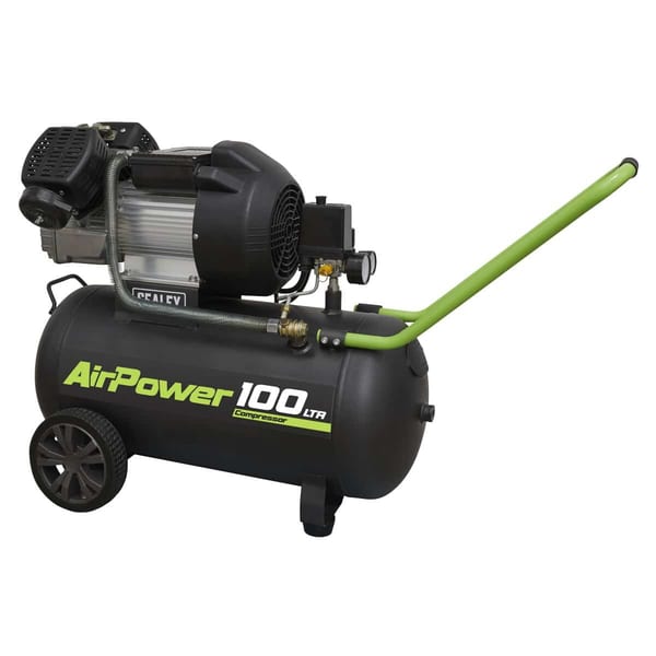 100L V-Twin Direct Drive Air Compressor 3hp