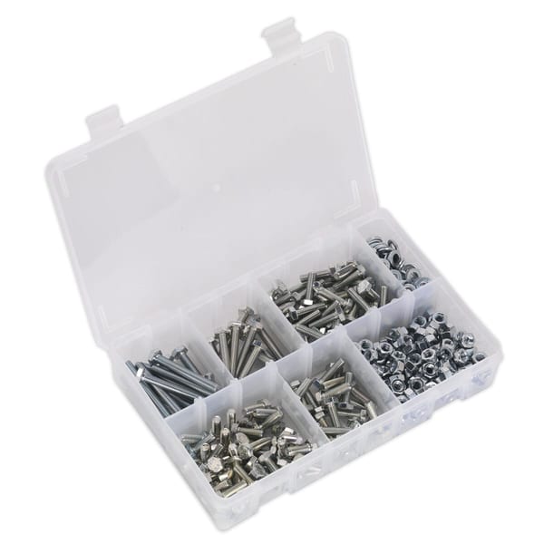 High Tensile Setscrew, Nut & Washer Assortment M6 408pc