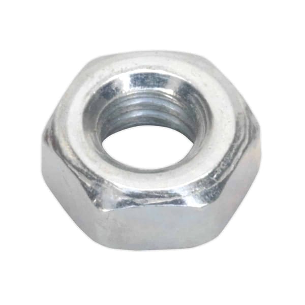 Zinc Plated Steel Nut M4, DIN 934 - Pack of 100