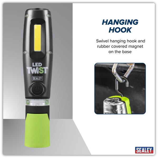 LED Twist(R) Rechargeable Inspection Light 8W COB & 1W SMD