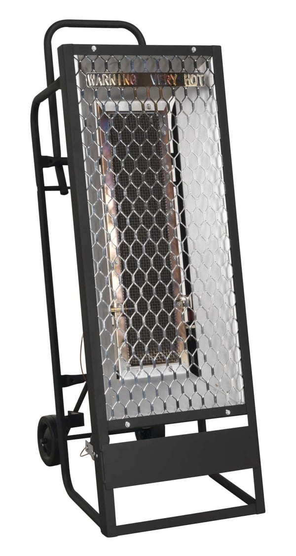 Space Warmer® Industrial Propane Heater 35,000 BTU/hr on a portable cart.