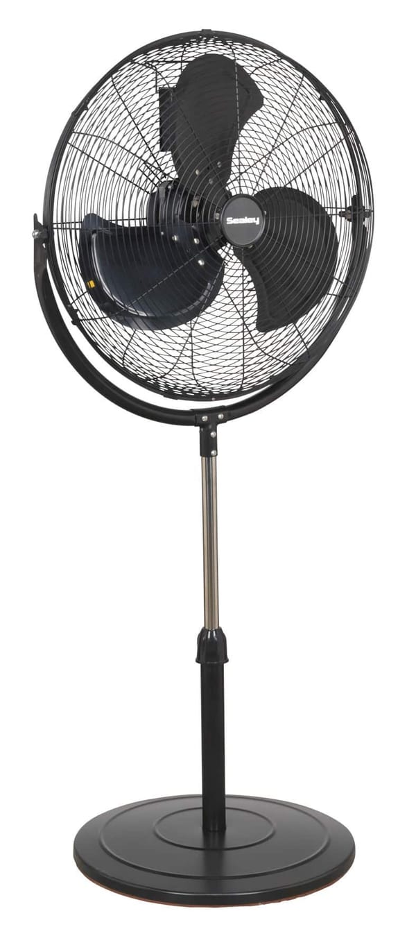 20-inch industrial high velocity pedestal fan 230V for cooling and ventilation