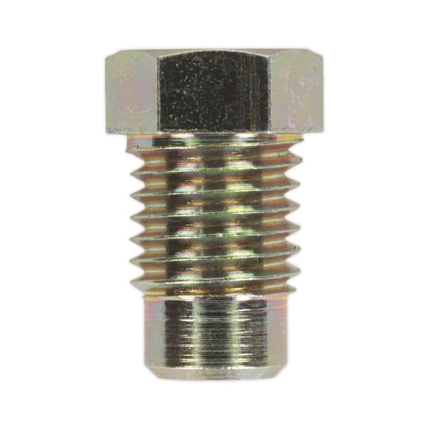 Metal hexagonal bolt featuring a threaded shaft, suitable for various fastening applications in mechanical and construction projects.
