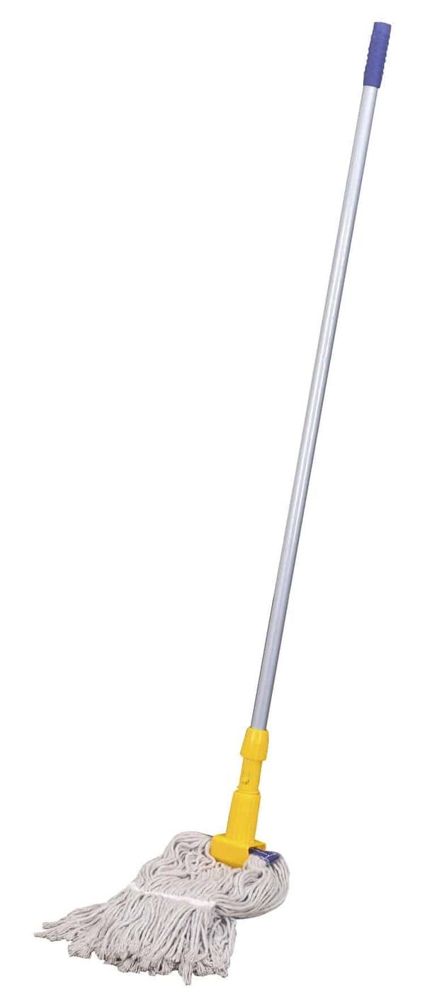 Cotton Mop 350g with handle for effective indoor cleaning and janitorial tasks
