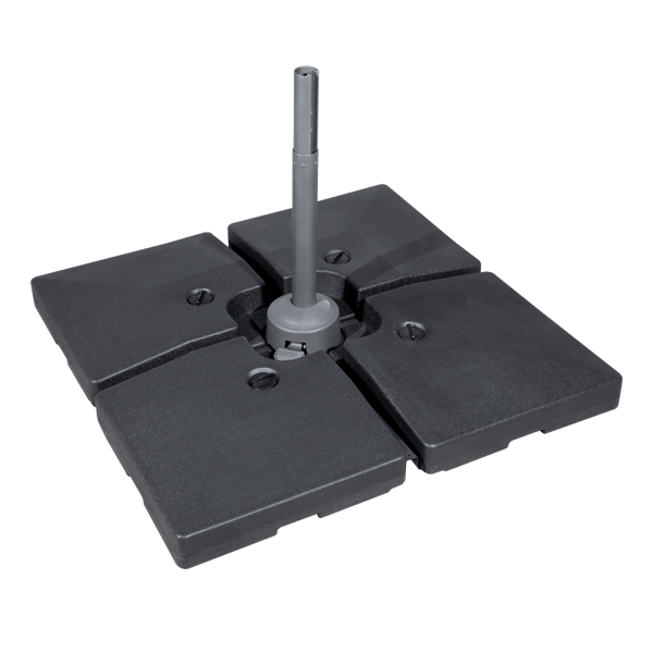 Fillable Parasol Base, Water/Sand Fill 92L 4pc