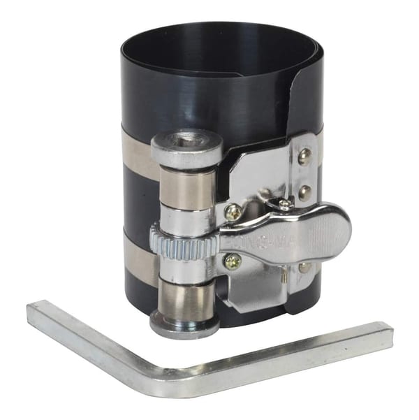75mm piston ring compressor for engine service, fits Ø60-175mm rings.