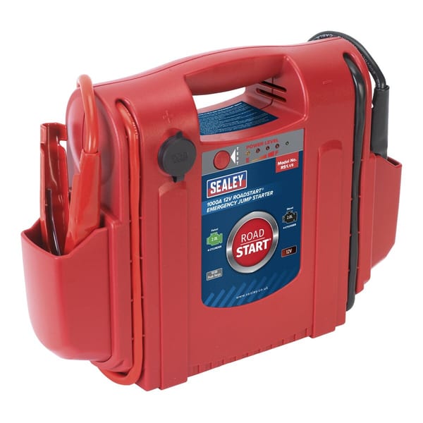 RoadStart(R) 12V Emergency Jump Starter 1000 Peak Amps