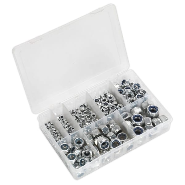 Nylon Locknut Assortment M4-M16 255pc
