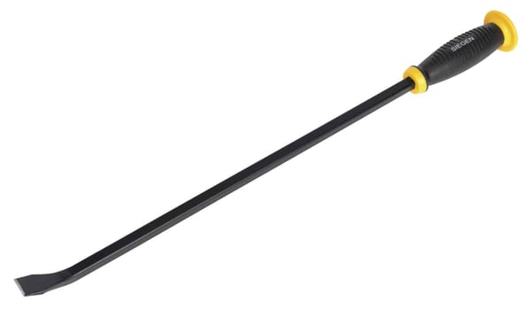 Siegen 610mm prybar with hammer cap for hand tools and workshop use