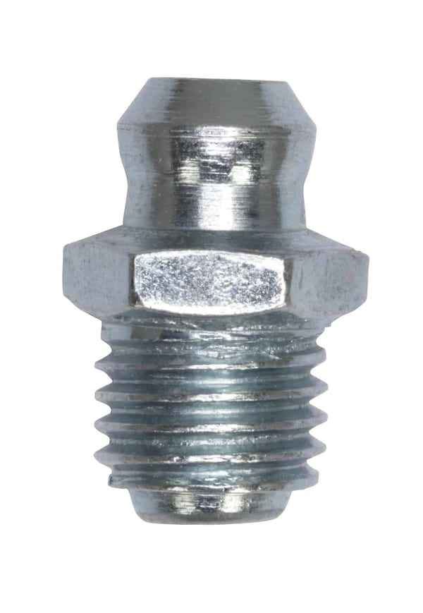 Pack of 25 straight grease nipples 8 x 1mm for tools and workshops