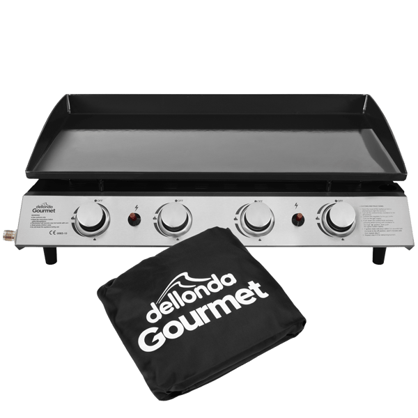 4 Burner Portable Gas Plancha & Cover