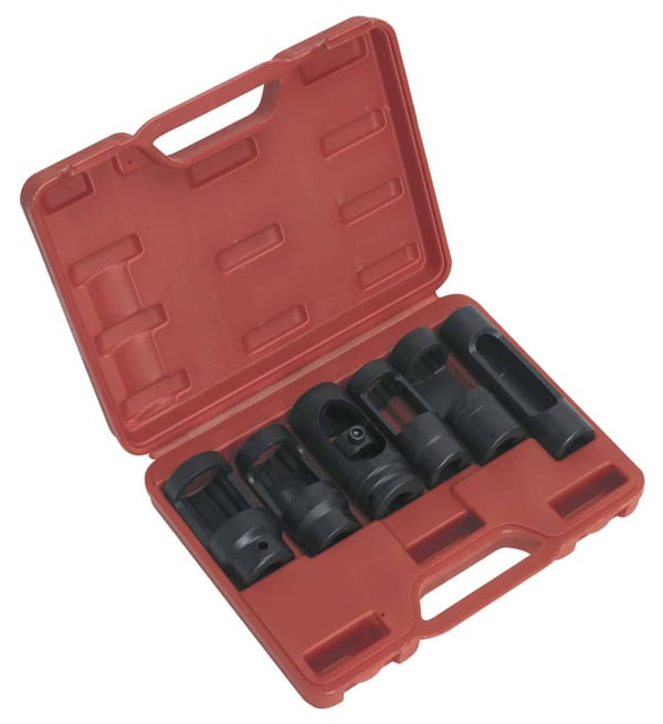 Diesel Injector Window Socket Set 1/2"Sq Drive 6pc