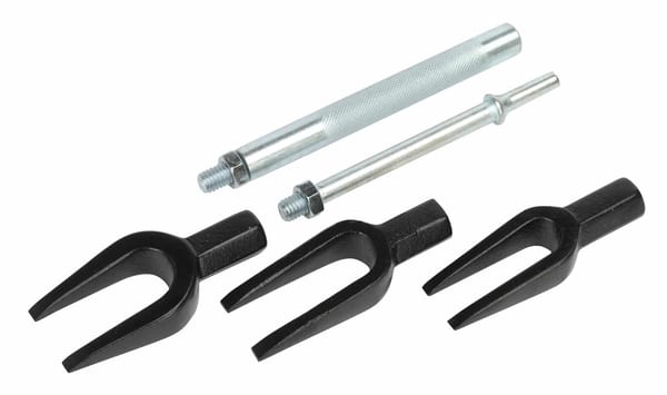 5-piece ball joint splitter kit for vehicle service and suspension maintenance