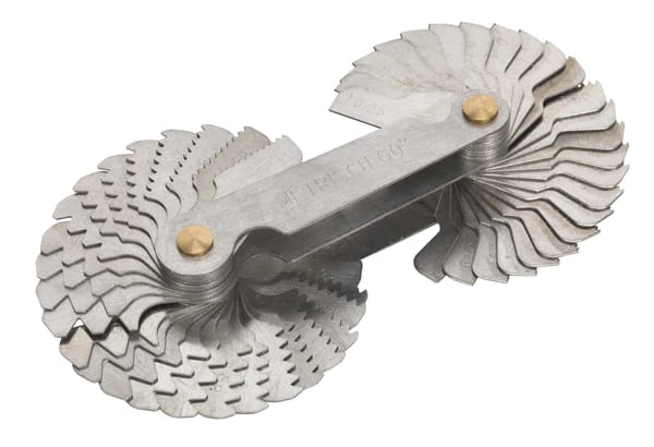 52pc Screw Pitch Gauge Set for BSW/Metric measurement