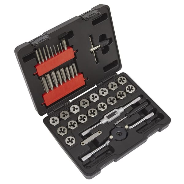 Metric Tap & Hex Die Set 39pc