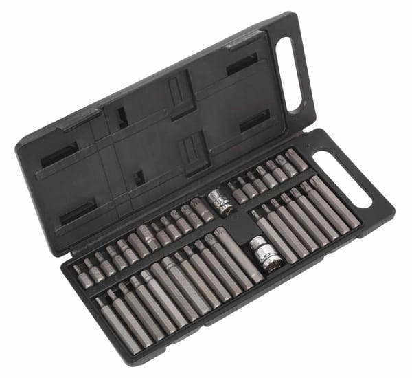 40pc TRX-Star/Hex/Spline Bit Set in durable case for 3/8" & 1/2" drive.