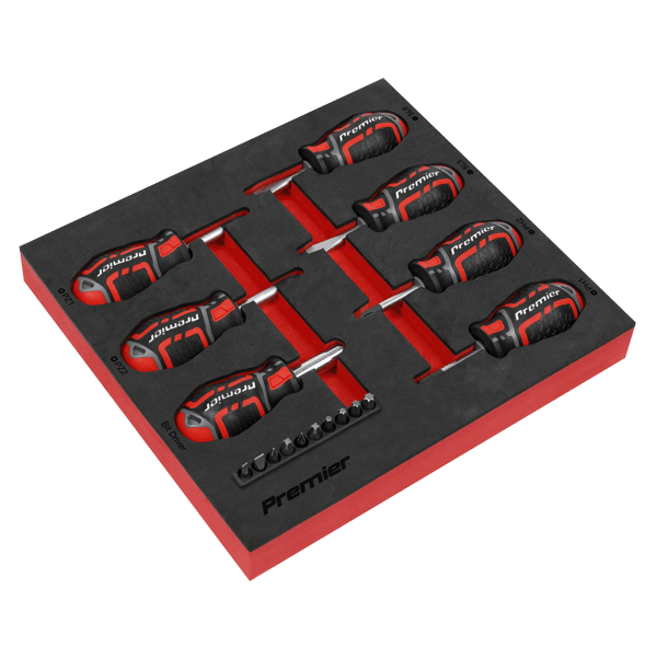 GripMAX(R) Stubby Screwdriver Set 17pc