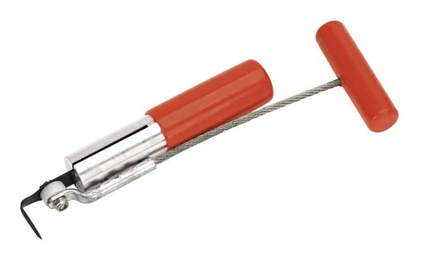 Bonded windscreen removal tool for automotive glass service.