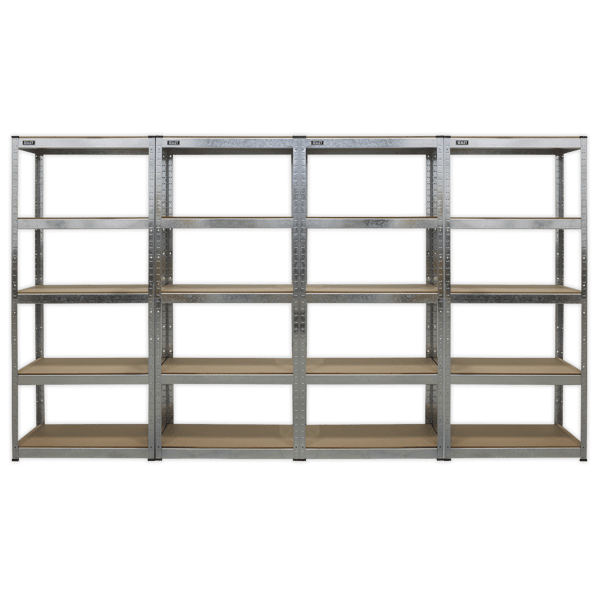 Racking Unit 5 Shelf 150kg Capacity Per Level - Set of 4