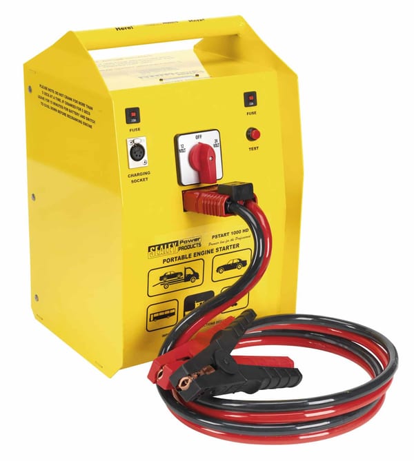 PowerStart Heavy-Duty Power Pack 1000hp Start 12/24V for emergency starts.