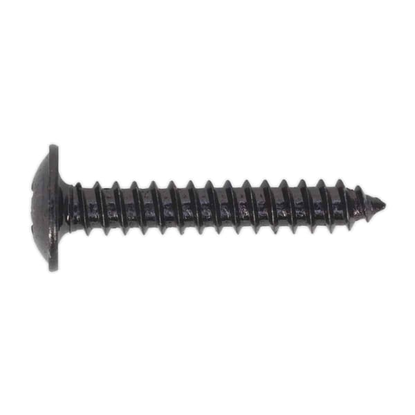 Self-Tapping Pozi Flanged Head Screw 4.2 x 25mm, Black - Pack of 100