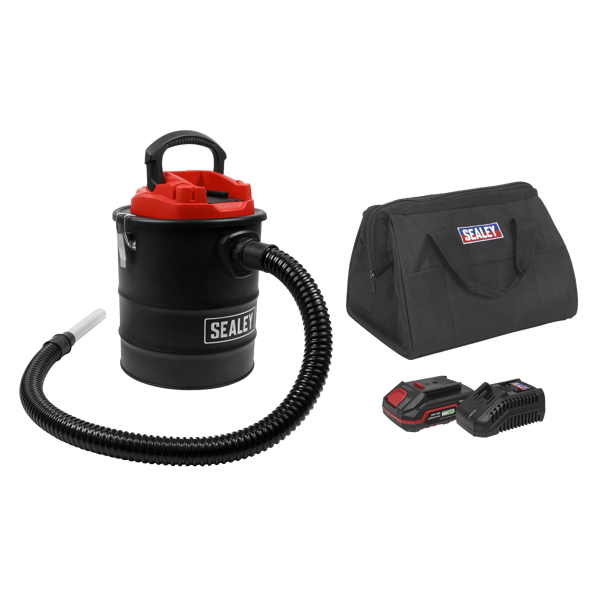 SV20 Series 15L Cordless Handheld Ash Vacuum Cleaner Kit 20V 2Ah SV20