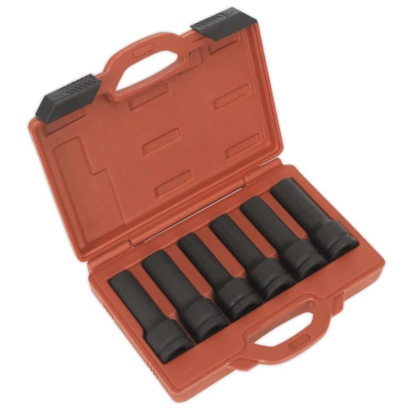 Impact & TRX-Star* Female Deep Socket Set 3/4"Sq Drive 12-Point 6pc
