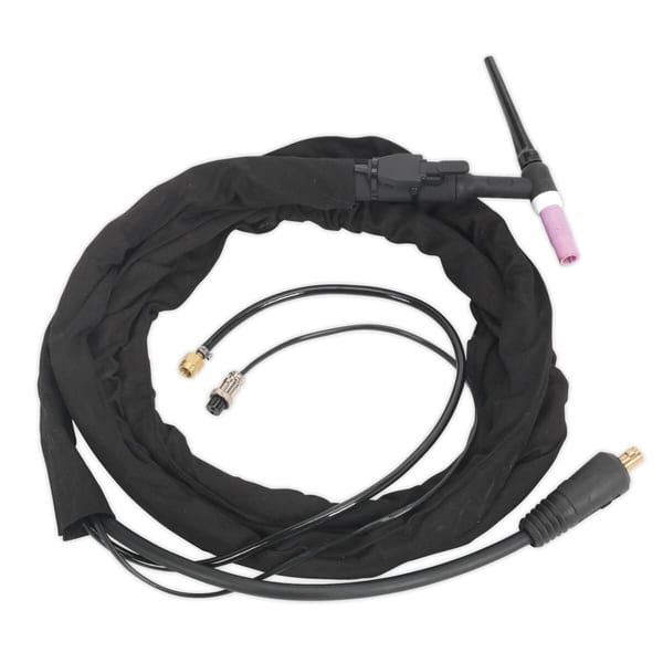 TIG Inverter Welding Torch with Push-Button 16mm