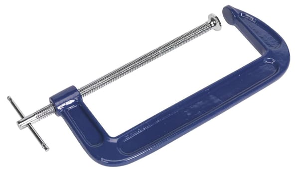 250mm G-Clamp for secure clamping in construction and crafting projects