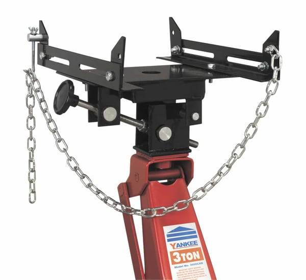 Transmission cradle with 200kg capacity for secure vehicle support in garage tasks