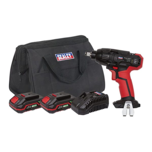 SV20 Series 1/2"Sq Drive Impact Wrench Kit 20V 4Ah - 2 Batteries