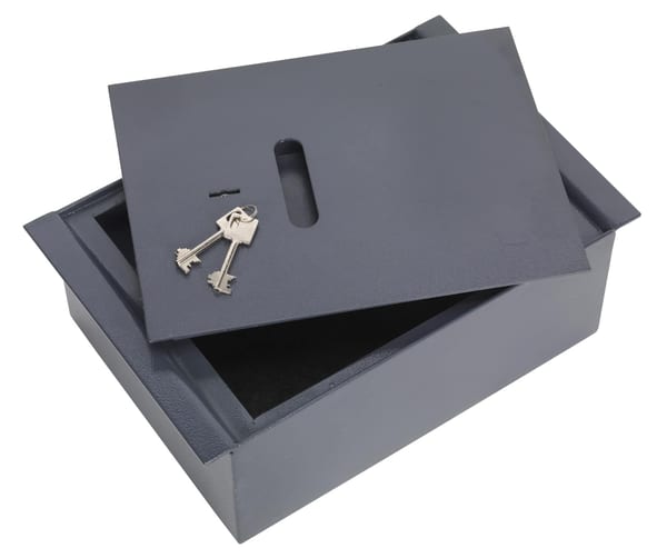 Key Lock Floor Safe
