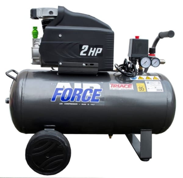 Triace AirForce 2hp 50ltr compressor with direct drive, 9CFM, 120PSI
