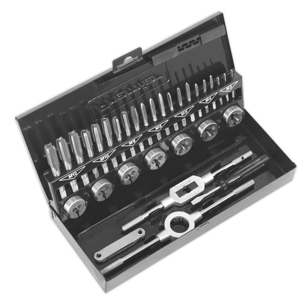 Metric Tap & Die Set Split Dies 32pc - HSS 4341