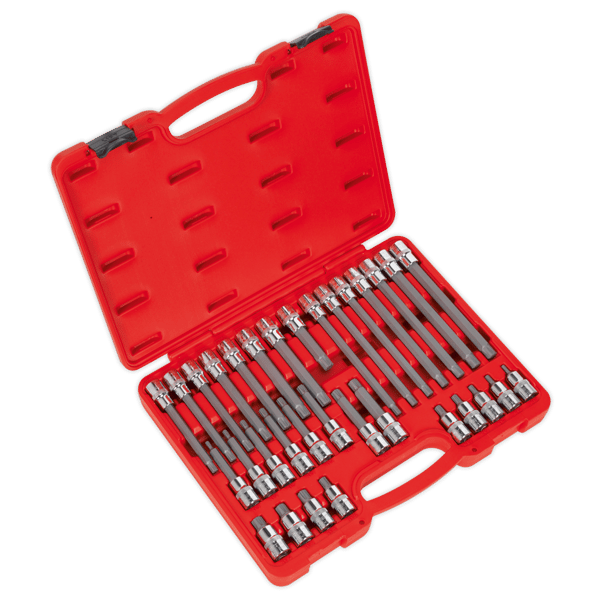 Ribe Socket Bit Set 1/2"Sq Drive 32pc
