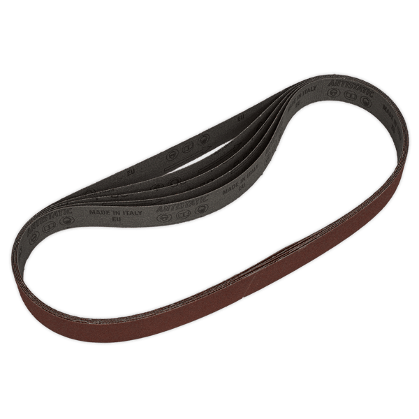 25 x 762mm Sanding Belt 80Grit - Pack of 5