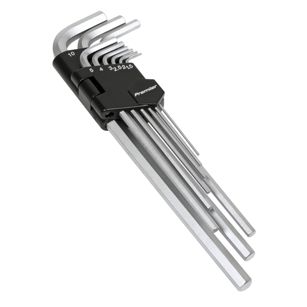 Extra-Long Hex Key Set 9pc