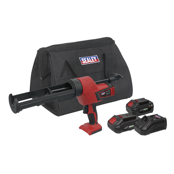 SV20 Series 310ml Cordless Caulking Gun Kit 20V - 2 Batteries