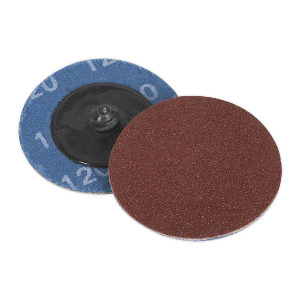 50mm Quick Change Sanding Disc 120Grit - Pack of 10