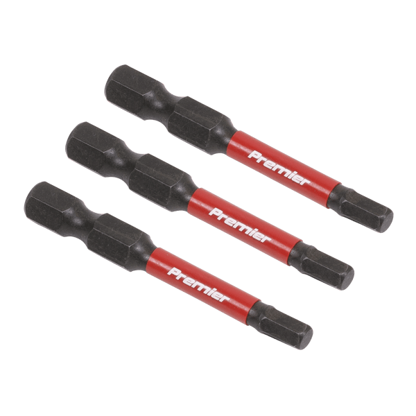 Hex Impact Power Tool Bits 4 x 50mm 3pc