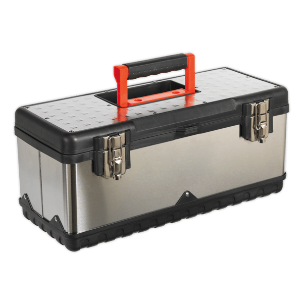 Stainless Steel Toolbox with Tote Tray 505mm