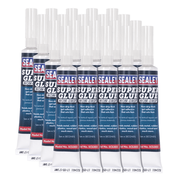 Non-Drip Gel Super Glue 20g - Pack of 20