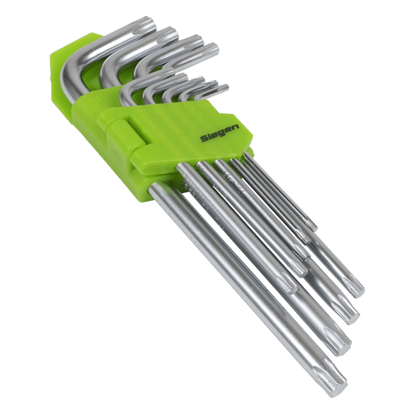 Siegen Long TRX-Star* Key Set 9pc