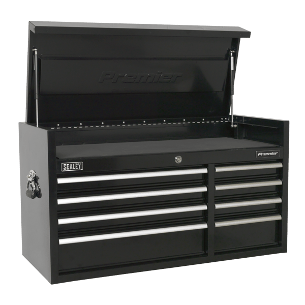 Heavy-Duty Extra-Wide Topchest 8 Drawer 1040mm - Black