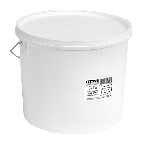 Shot Blasting Glass Beads Tub 25kg