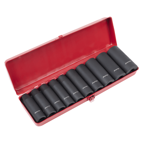 Deep Impact Socket Set 1/2"Sq Drive 10pc