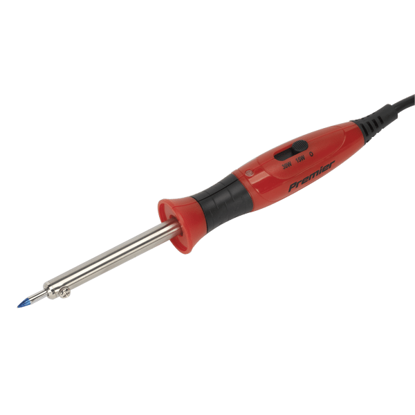 Dual Wattage Professional Soldering Iron with Long-Life Tip 15/30W/230V