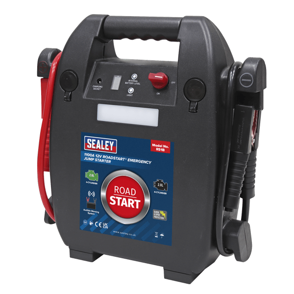 RoadStart(R) 12V Emergency 4-Cylinder Jump Starter 2L