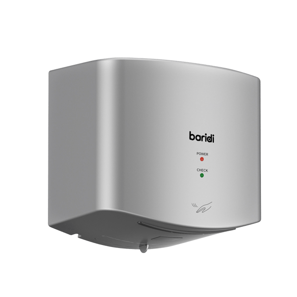 Baridi High Speed Hand Dryer with Auto-Sensor 1400-1650W - Silver