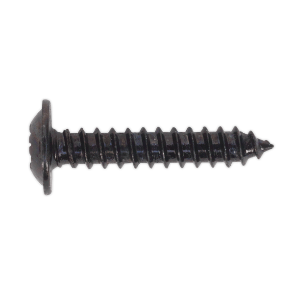 Self-Tapping Pozi Flanged Head Screw 3.5 x 19mm, Black - Pack of 100